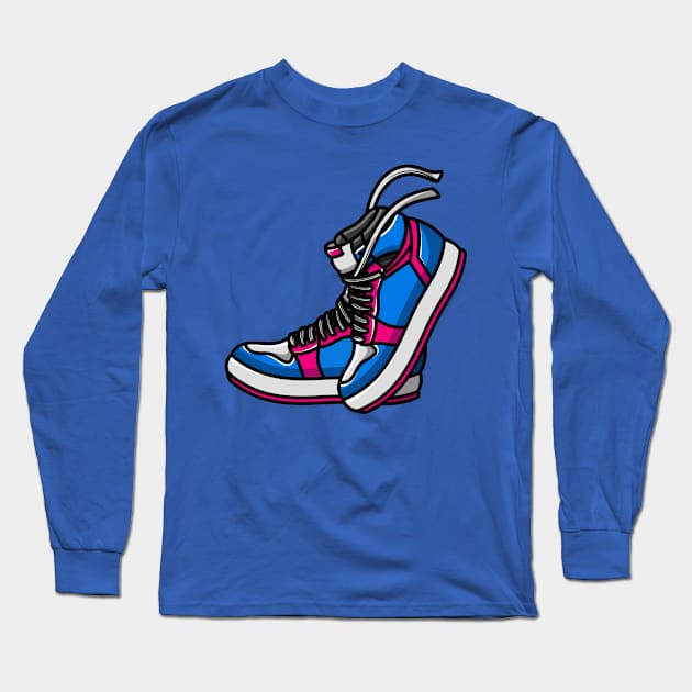 Sneakers V6 Long Sleeve T-Shirt by Banuezartfaiz19